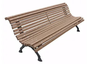 Banc Oyambre en bois tropical 2 mètres