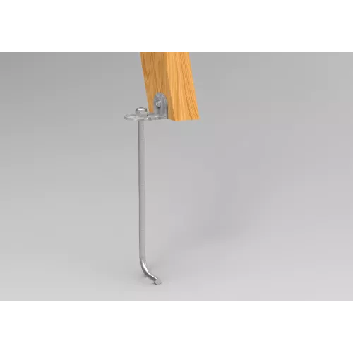 Table pique-nique eco-composite bois veiné 180cm