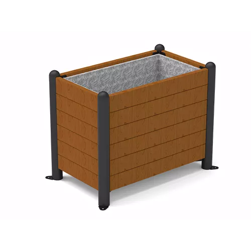 Jardinière Plus 100 cm bois tropical