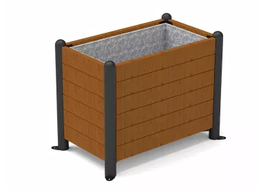 Jardinière Plus 100 cm bois tropical