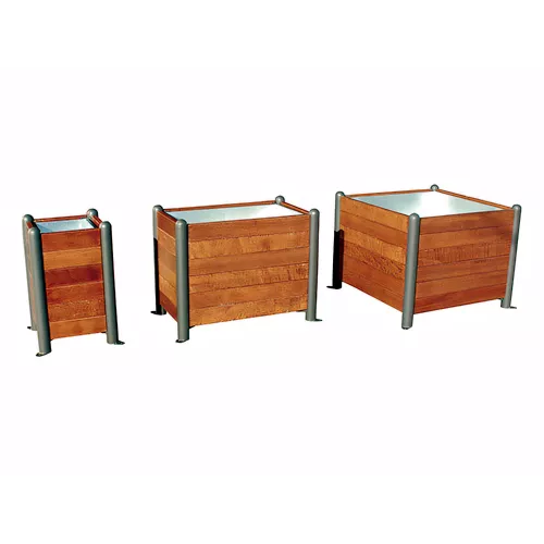 Jardinière Plus 100 cm bois tropical