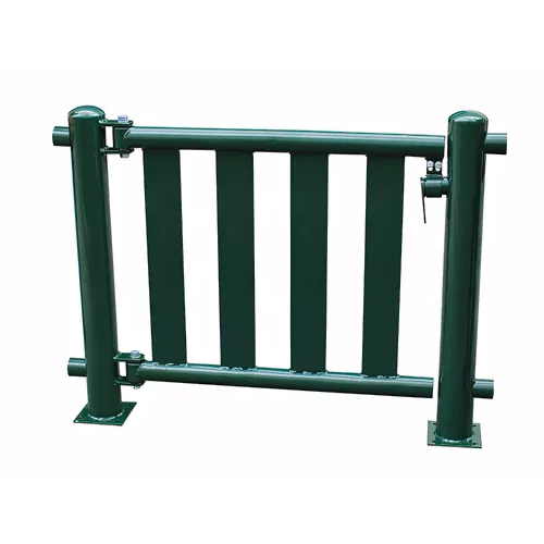 Porte arc-en-ciel verte 1 m acier zinqué