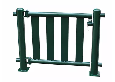Porte arc-en-ciel verte 1 m acier zinqué