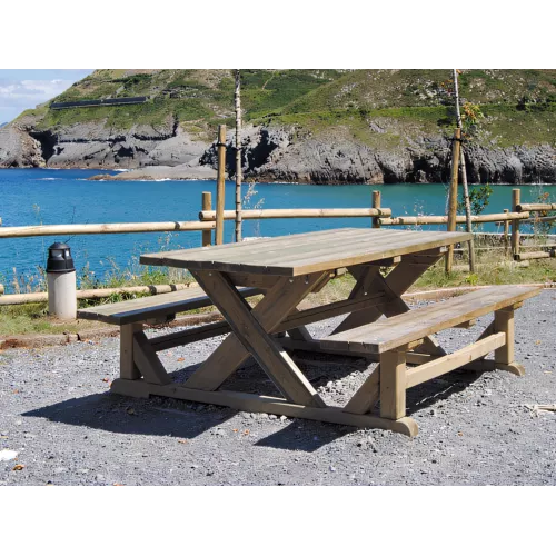 Table pique-nique Cruz en bois traité autoclave