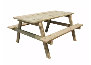 Table pique-nique en bois traité autoclave