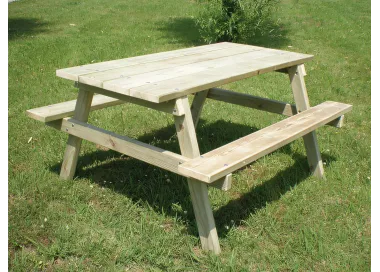 Table pique-nique en bois traité autoclave
