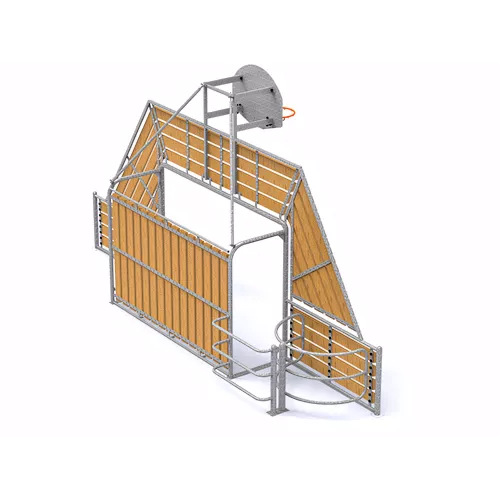 Porte d'accès piste sportive fauteuil roulant