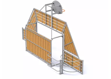 Porte d'accès piste sportive fauteuil roulant