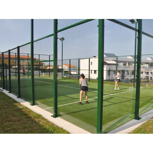 Piste de padel réglementaire aluminium et verre