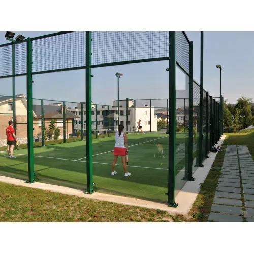 Piste de padel réglementaire aluminium et verre