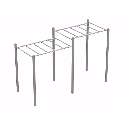Monkey bar double niveau acier galvanisé