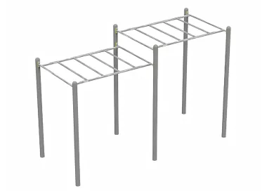 Monkey bar double niveau acier galvanisé