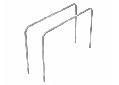 Barres parallèles acier galvanisé 2,17 m