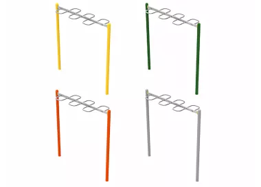 Monkey bar serpent acier galvanisé 2,25m