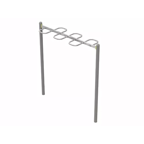 Monkey bar serpent acier galvanisé 2,25m