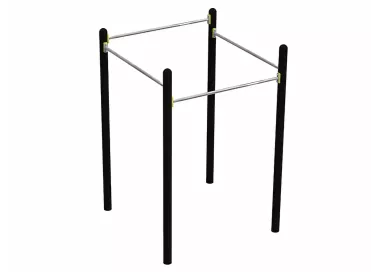 Cube street workout en acier galvanisé