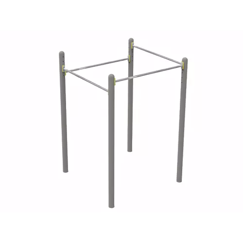 Cube street workout en acier galvanisé