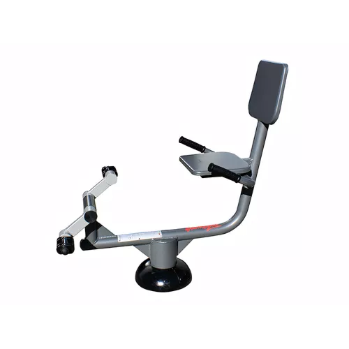 Vélo semi-allongé fitness acier extérieur