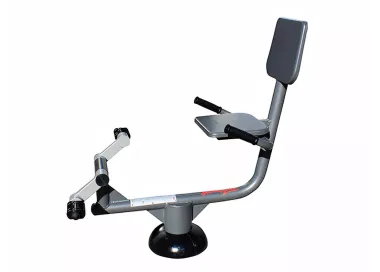Vélo semi-allongé fitness acier extérieur