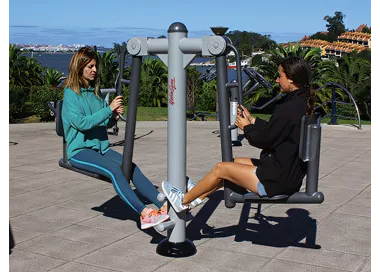Etirement des jambes et quadriceps fitness
