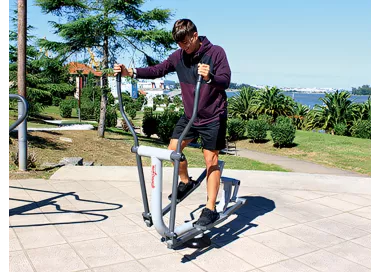 Ski de fond acier extérieur fitness