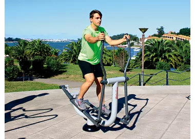 Ski de fond acier extérieur fitness