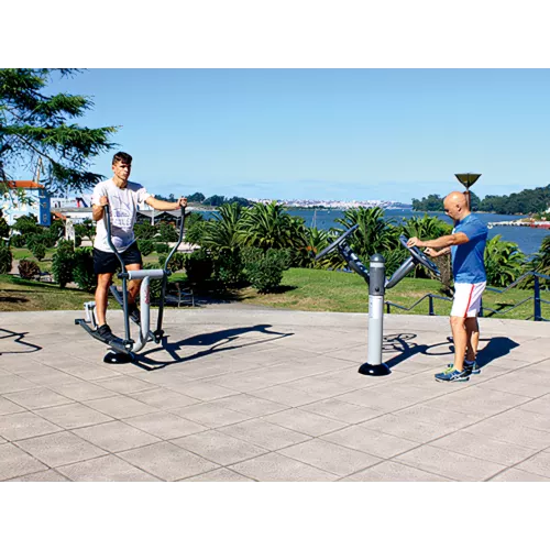 Ski de fond acier extérieur fitness