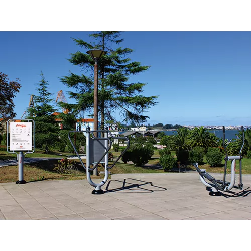 Ski de fond acier extérieur fitness