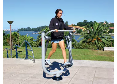 Patins de fitness double en acier