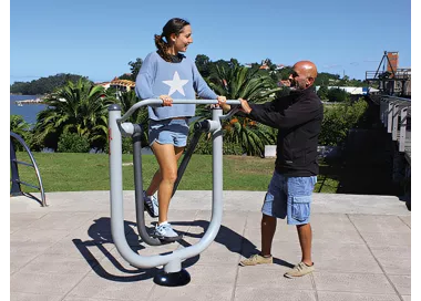 Patins de fitness double en acier