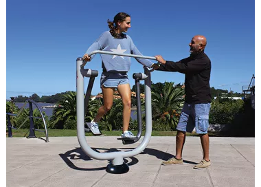 Patins de fitness double en acier