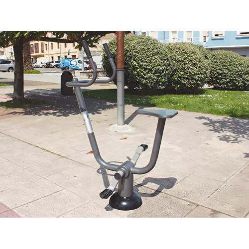Bicyclette fitness extérieure en acier