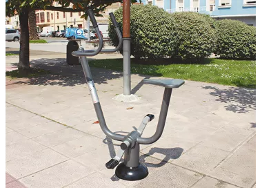 Bicyclette fitness extérieure en acier