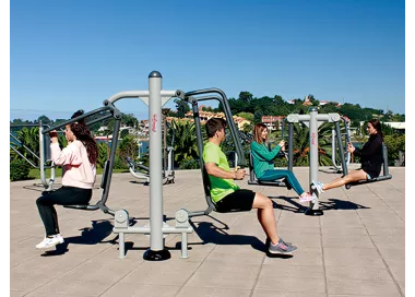 Élévateur à flexion des bras en acier