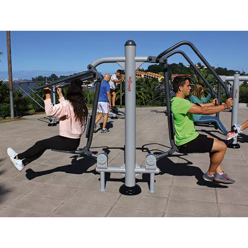 Élévateur à flexion des bras en acier
