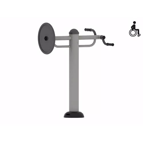 Disque et pédalier à bras en acier