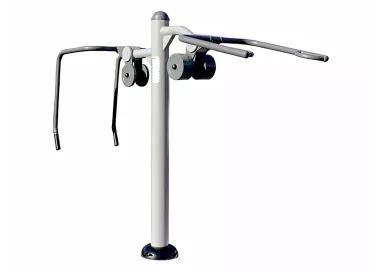 Pectoraux en acier pour musculation extérieure