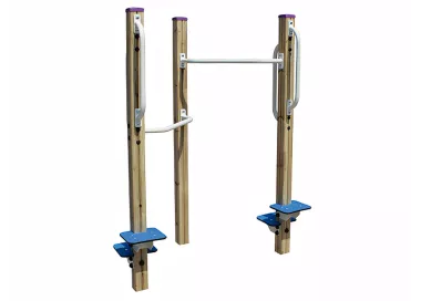 Echelons en bois lamellé pour exercices cardio