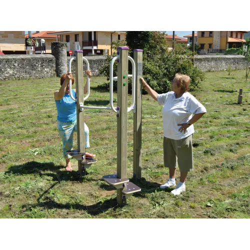 Echelons en bois lamellé pour exercices cardio