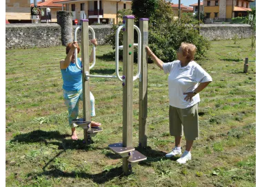Echelons en bois lamellé pour exercices cardio
