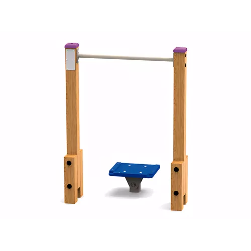 Equilibre des hanches en bois et acier