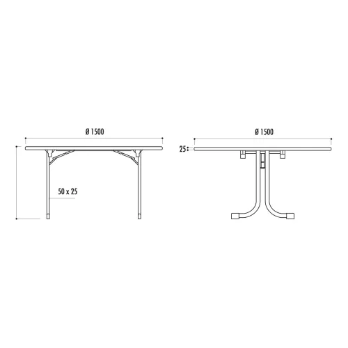 Table VENDEE Ronde