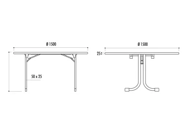 Table VENDEE Ronde