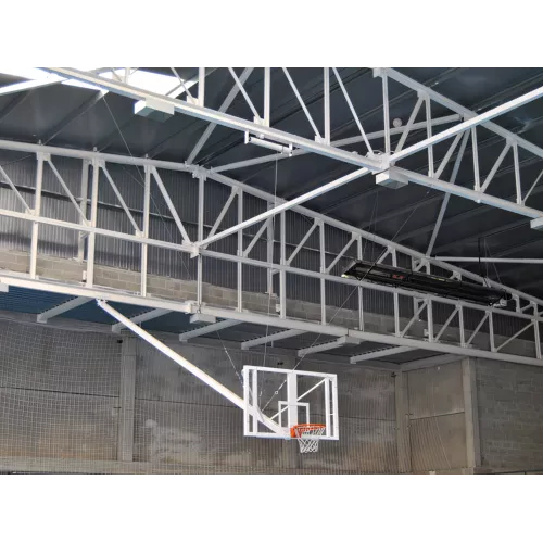 Panier de basket rabattable électrique plafond