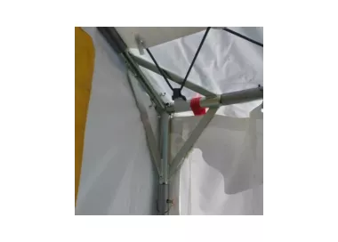 Tente de réception 3 x 4 m - 12 m² - Toit blanc + Armature