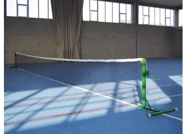 Tennis sur poteaux acier avec treuil réglementaire