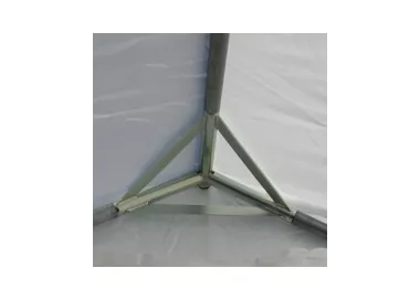 Tente de réception 3 x 4 m - 12 m² - Toit blanc + Armature