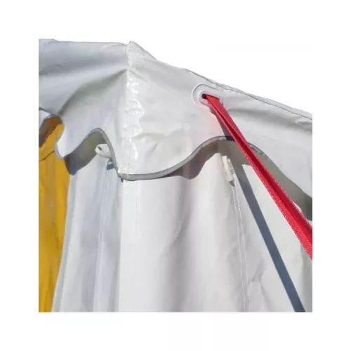 Tente de réception 3 x 4 m - 12 m² - Toit blanc + Armature