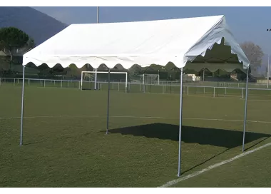 Tente de réception 3 x 4 m - 12 m² - Toit blanc + Armature