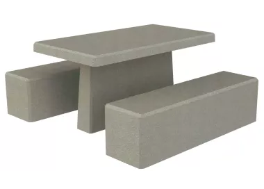 Table pique-nique béton armé TRITON
